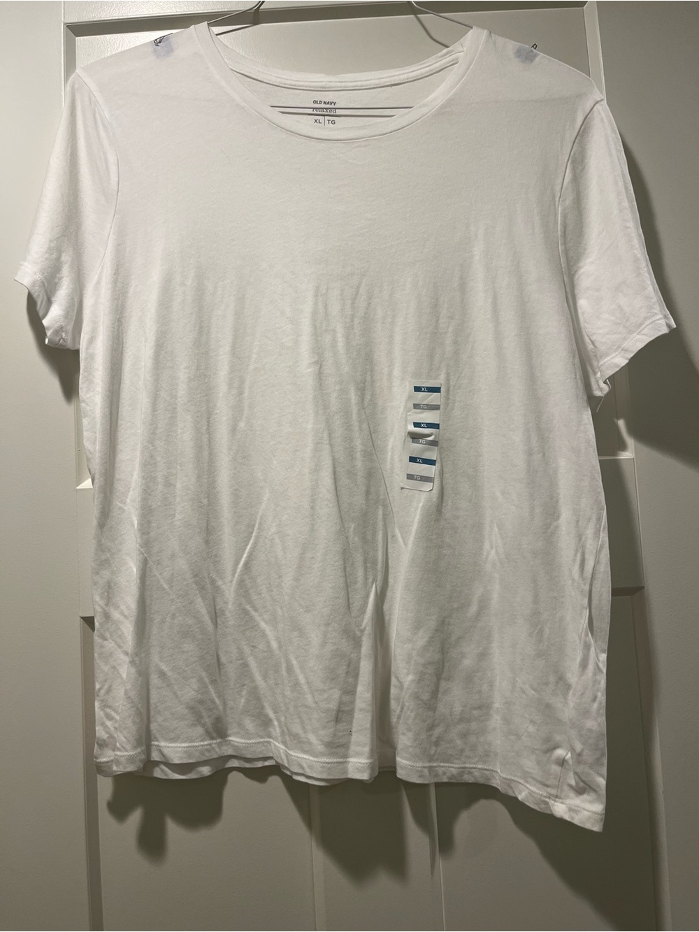 Old Navy White Short Sleeve Crew Neck Tee - Men’s